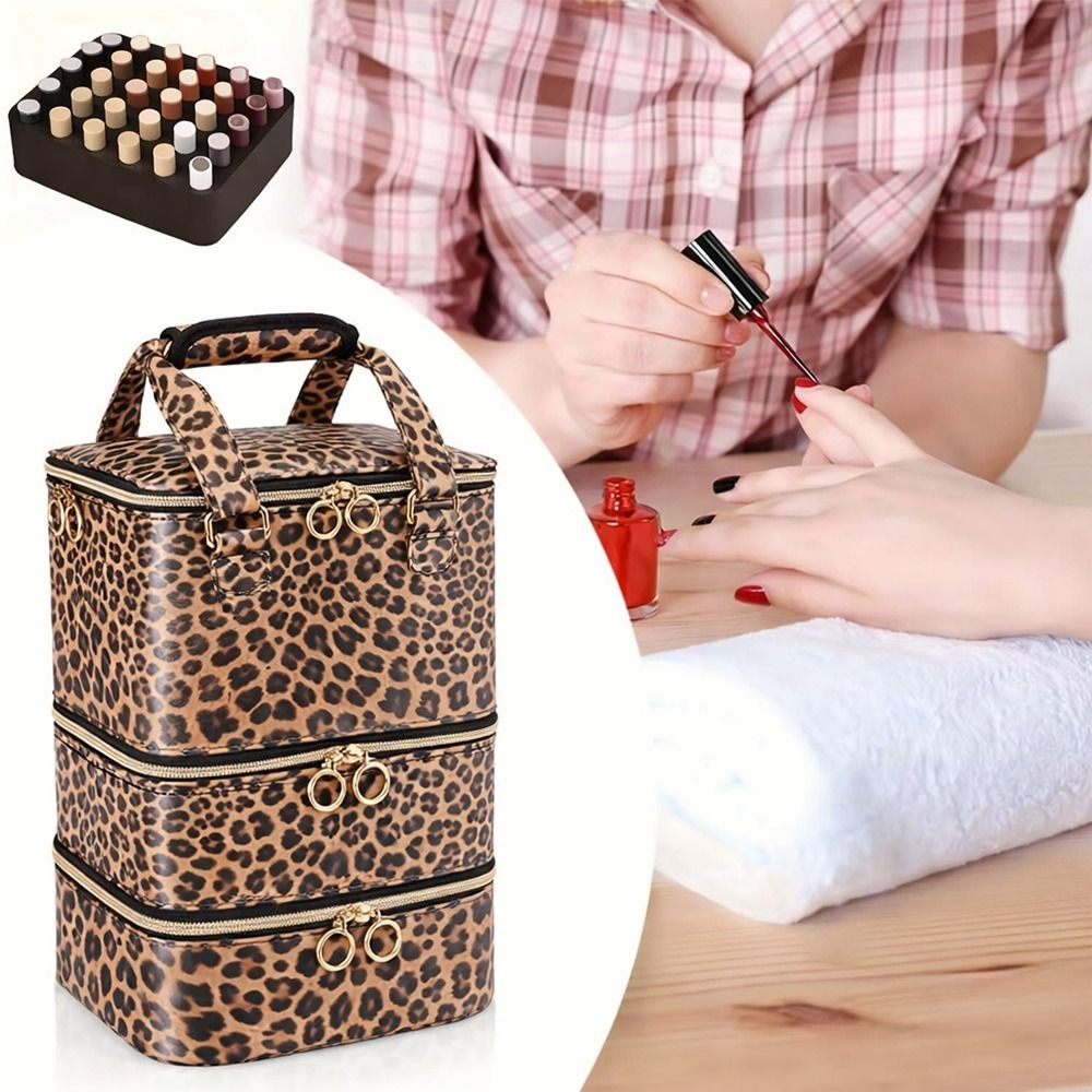 Beauty Preservation Makeup Bag - Tas Organizer Kutek 3 Lapis Motif