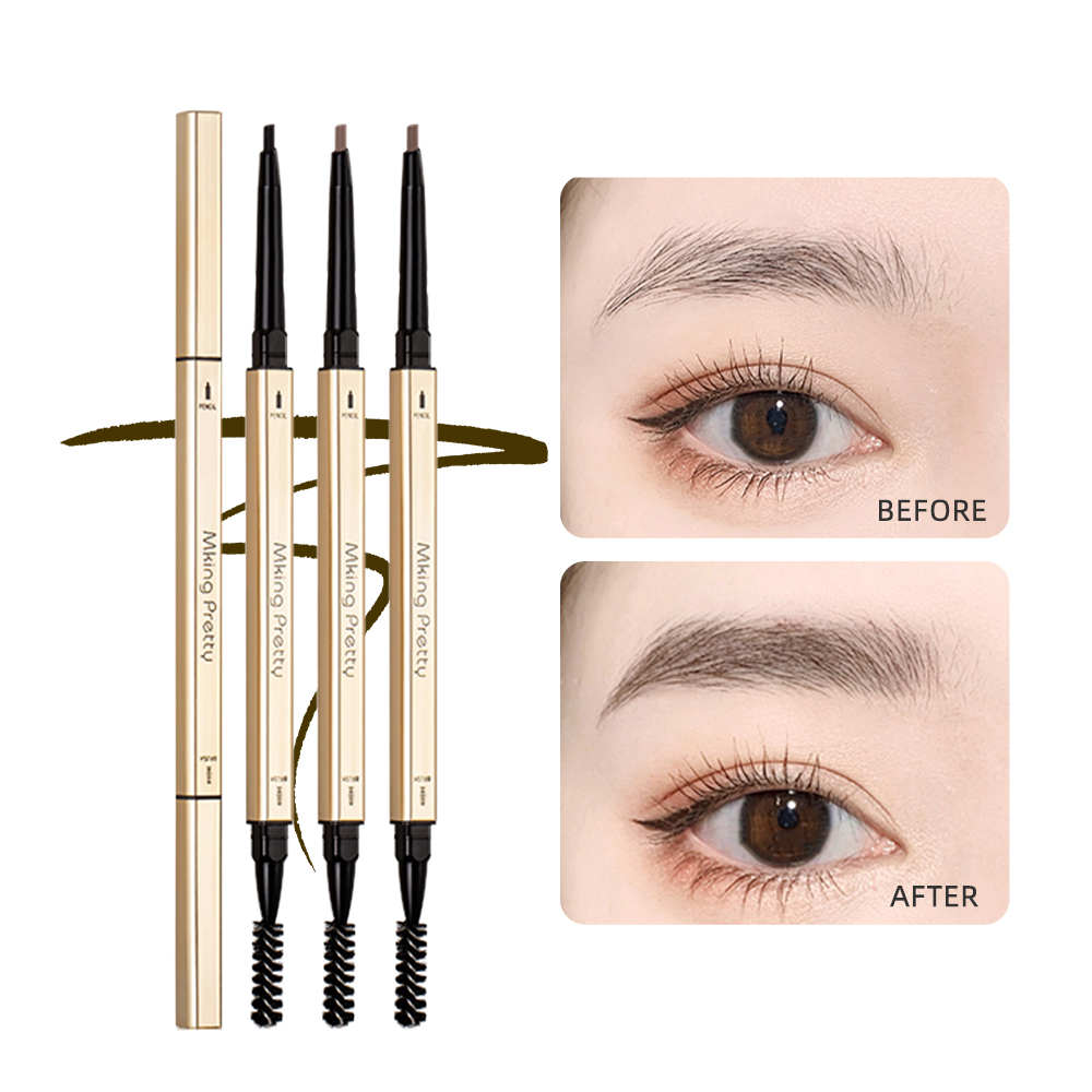 Eyebrow Pomade Pencil - Riasan pensil alis wanita, 5 warna