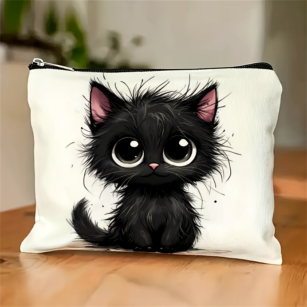 Beauty Makeup Bag - Tas kosmetik bermotif kucing lucu -