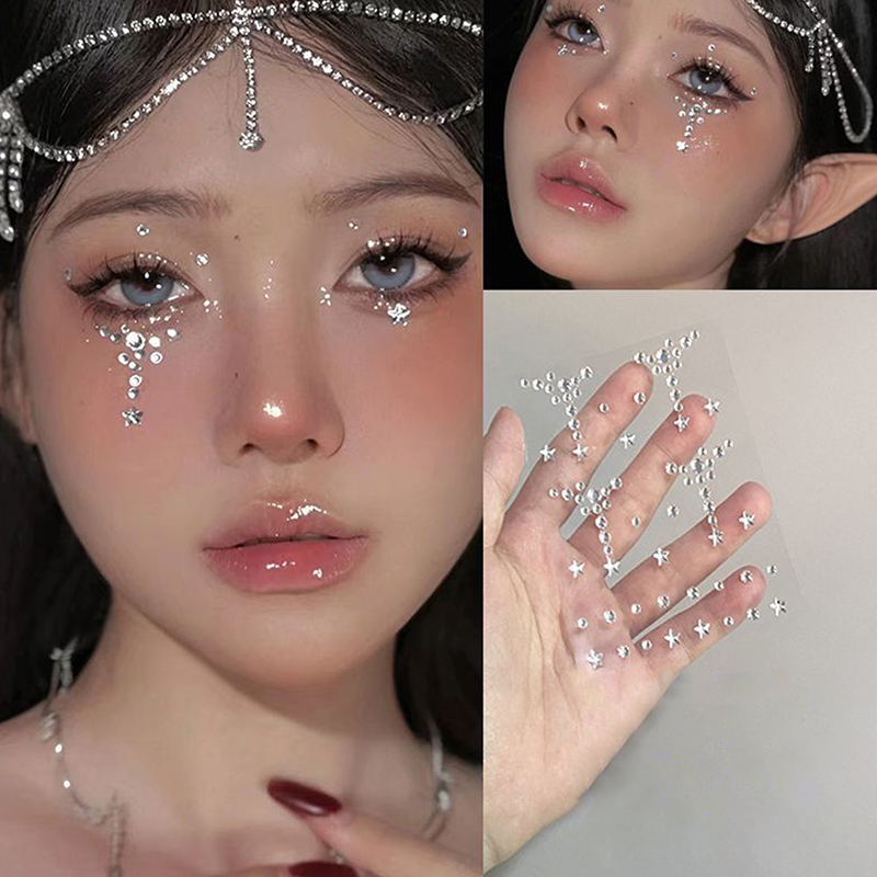 Beauty Gems Makeup - Stiker Permata Kecantikan Tato Temporer Riasan