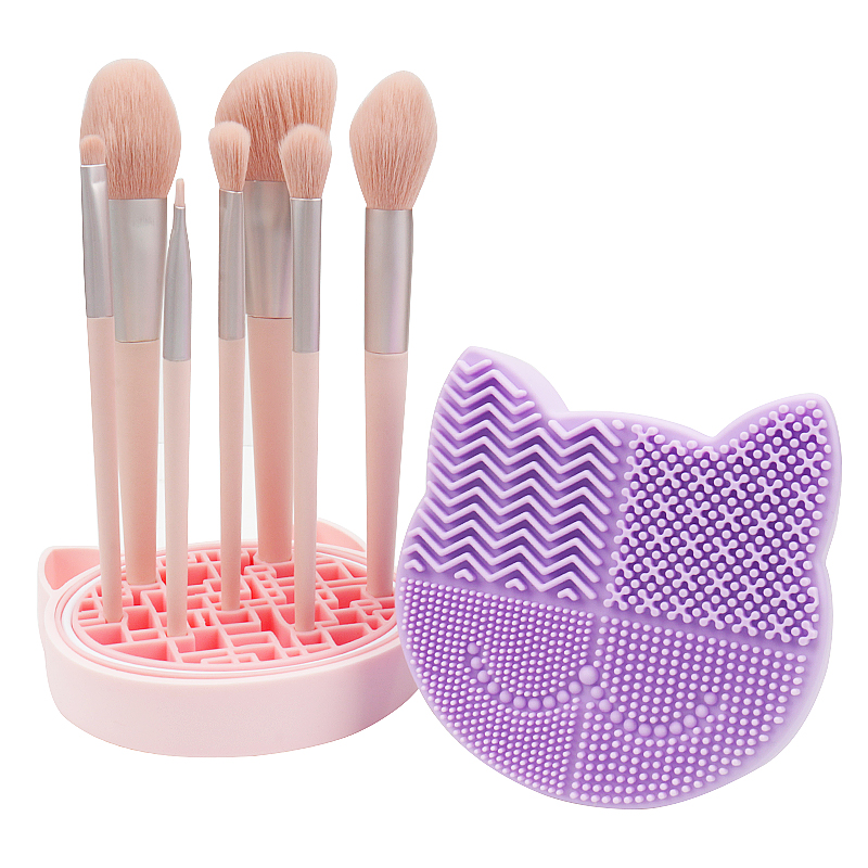 Beauty Makeup Tools Use - Alas Silikon Multifungsi untuk Membersihkan Kuas