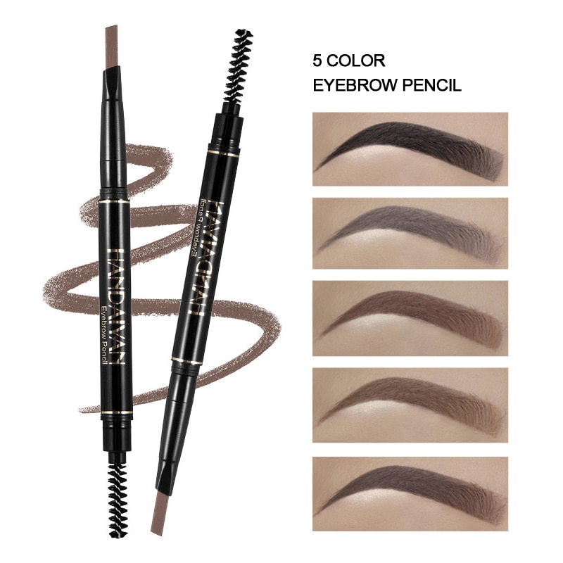 Eyebrow Pomade Pencil - HANDAIYAN pensil alis otomatis berputar, kepala