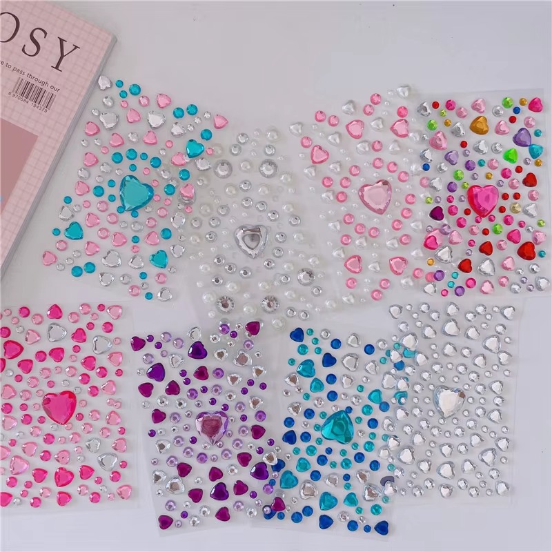 Beauty Gems Makeup - Stiker Glitter 3D Berkilau untuk Wajah,