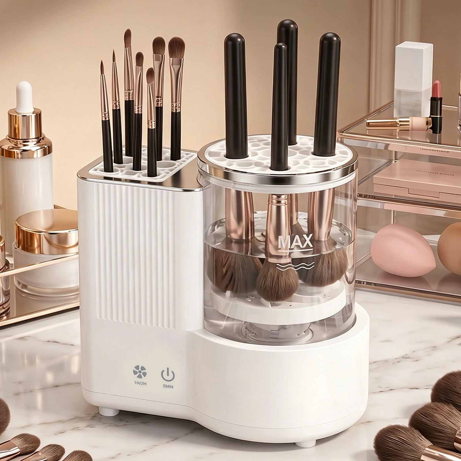 Beauty Makeup Tools Use - Mesin Pembersih Kuas Makeup Elektrik 3