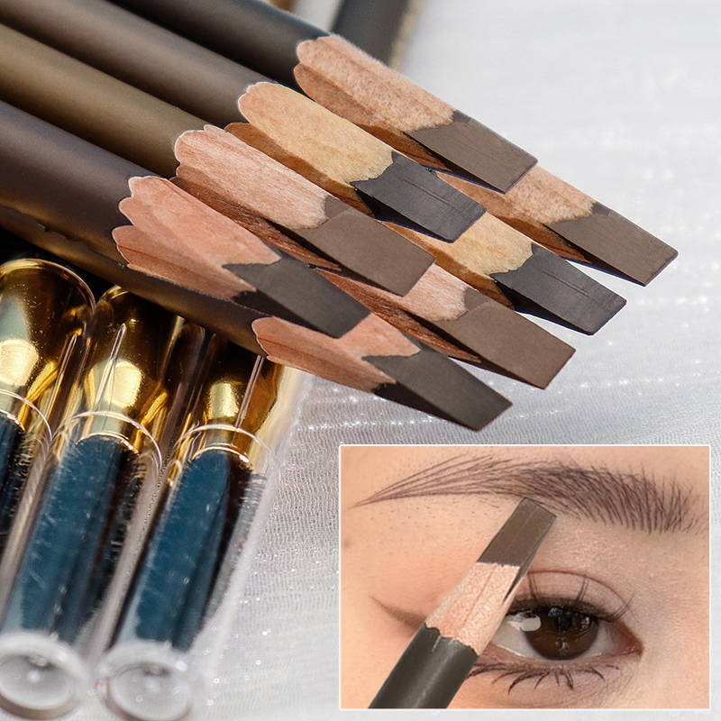 Eyebrow Pomade Pencil - Pena alis tahan air dengan kuas