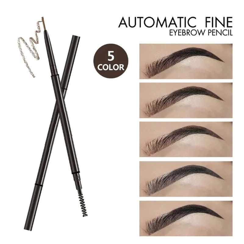 Eyebrow Pomade Pencil - Pensil Alis Otomatis Dua Sisi, Pewarna