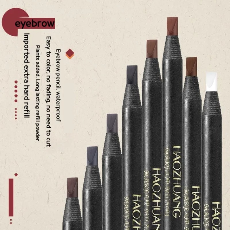 Eyebrow Pomade Pencil - 5 Buah Haozhuang Pensil Alis Coklat