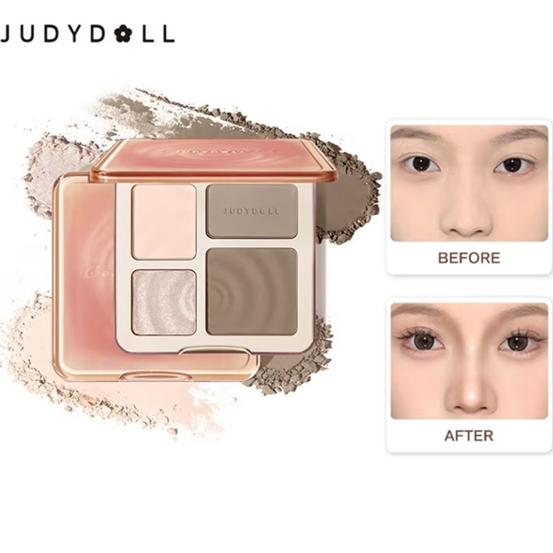 JUDYDOLL Set palet Highlighter - Highlighter Bronzer Palette ulasan dan harga
