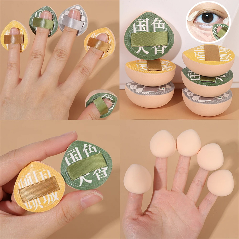 Puff Mini jari basah kering pe - Beauty Makeup Tools Use ulasan dan harga