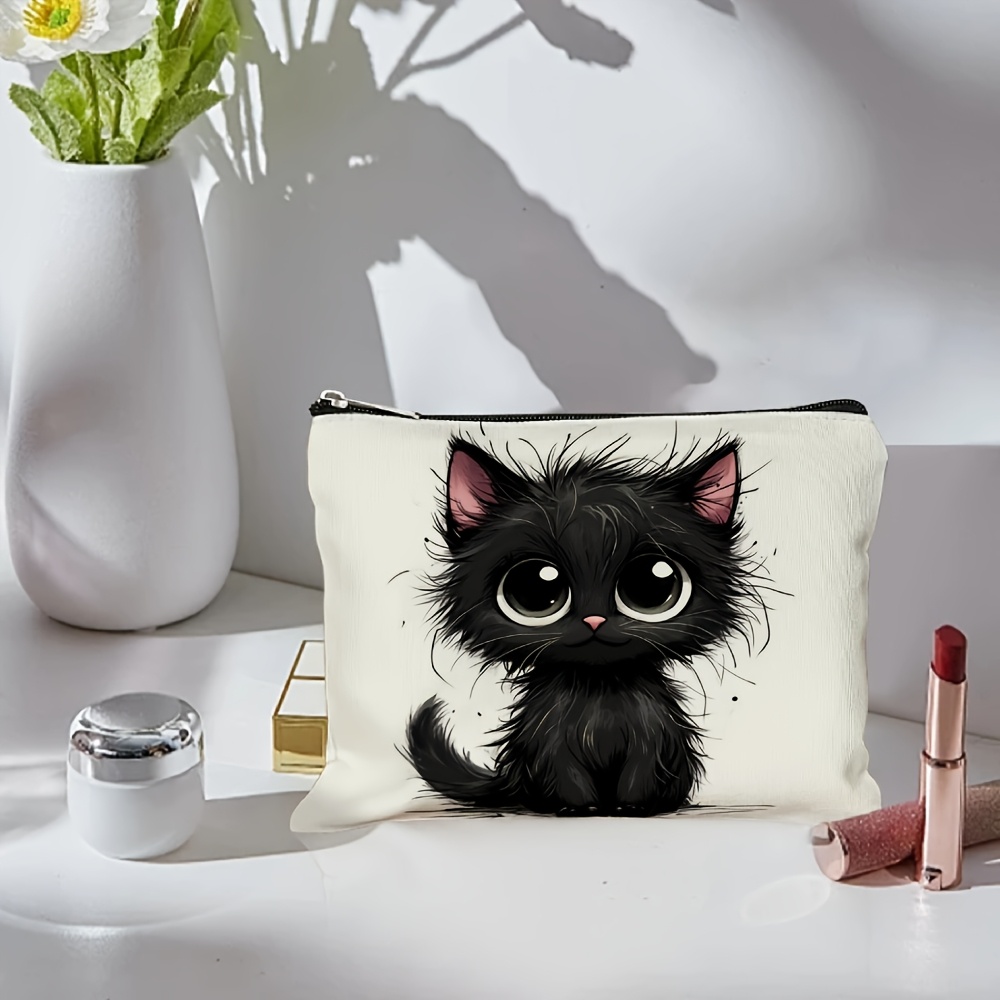 Tas kosmetik bermotif kucing l - Beauty Makeup Bag ulasan dan harga
