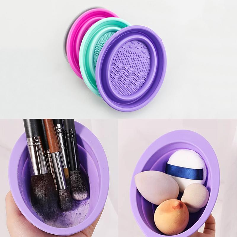 Pembersih Kuas Rias Silikon Le - Beauty Makeup Tools Use ulasan dan harga