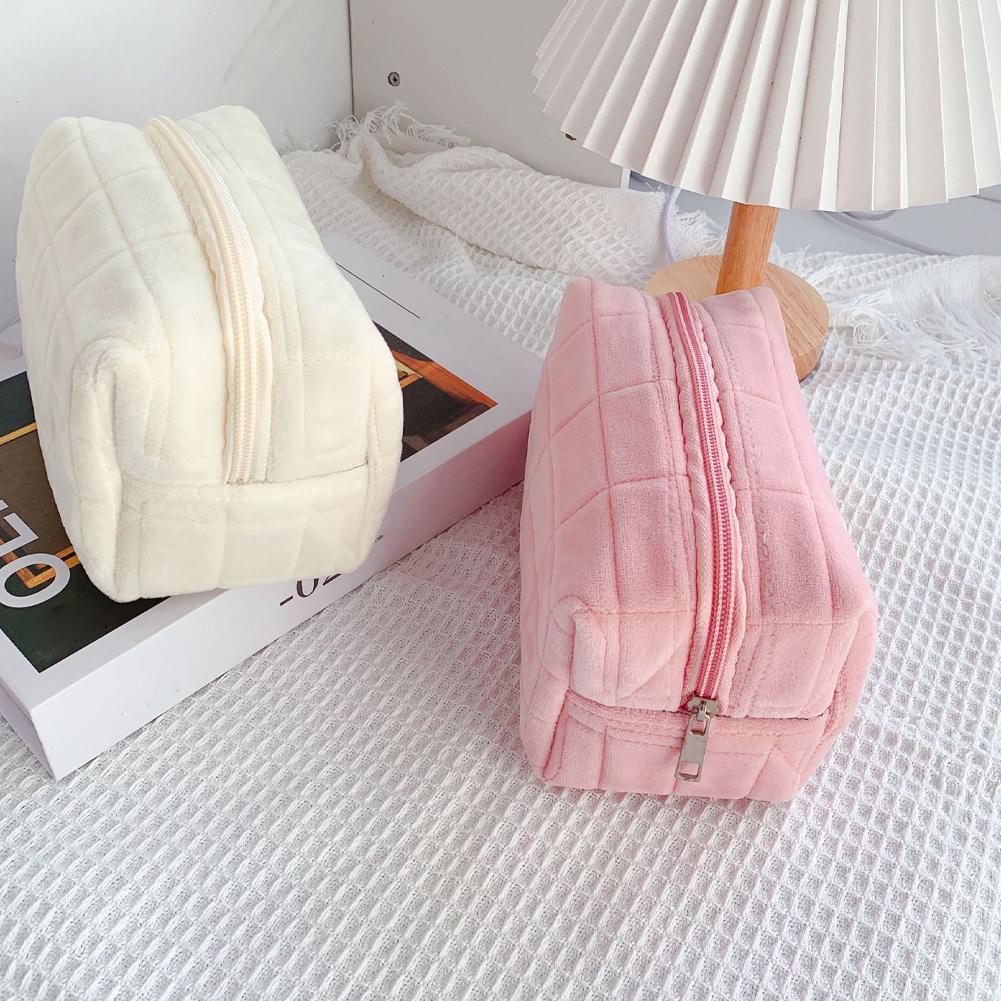 Tas Makeup Bulu Halus Lucu Unt - Beauty Preservation Makeup Bag ulasan dan harga