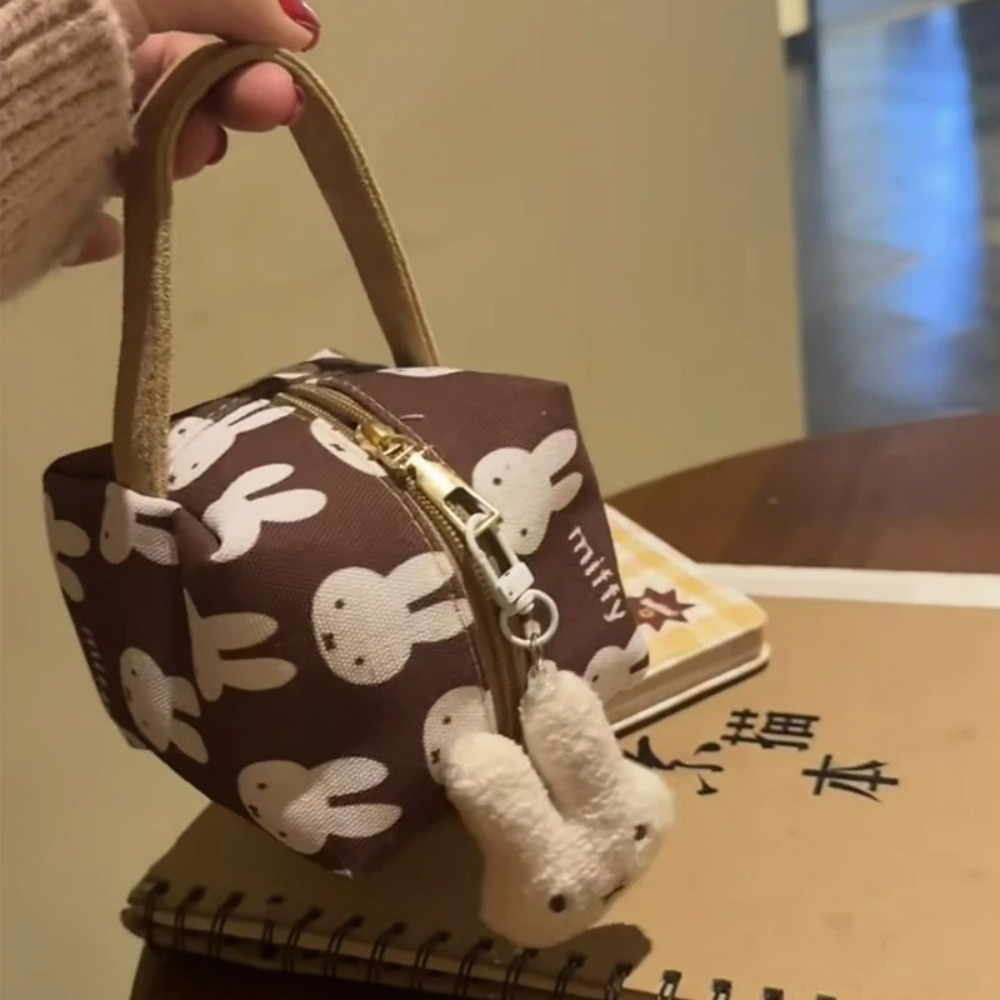 Tas Rias Kanvas Cetak Miffy Co - Beauty Preservation Makeup Bag ulasan dan harga