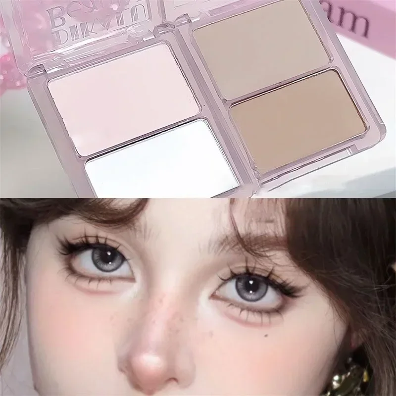 Palet Kontur Dua Warna Matte H - Highlighter Bronzer Palette ulasan dan harga