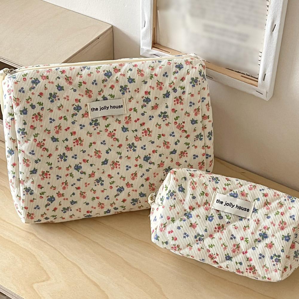 Tas Makeup Vintage Bermotif Bu - Beauty Preservation Makeup Bag ulasan dan harga