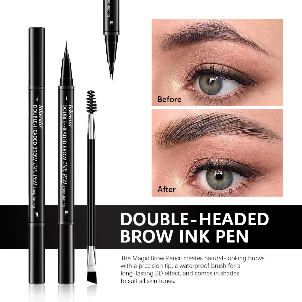 Pensil alis berkepala ganda, k - Eyebrow Pomade Pencil ulasan dan harga