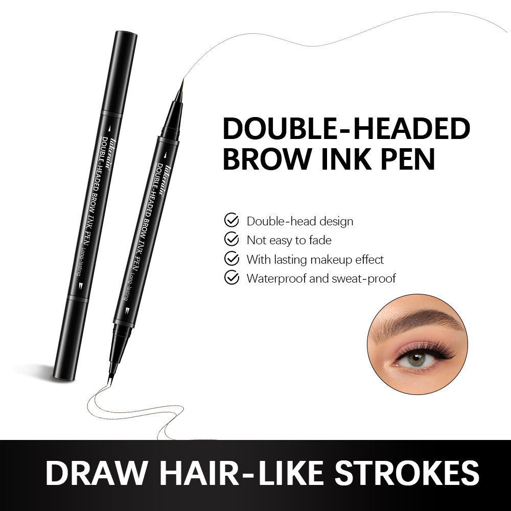 Pensil alis berkepala ganda, k - Eyebrow Pomade Pencil ulasan dan harga