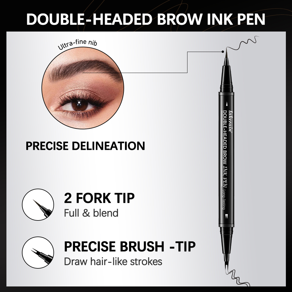 Pensil alis berkepala ganda, k - Eyebrow Pomade Pencil ulasan dan harga