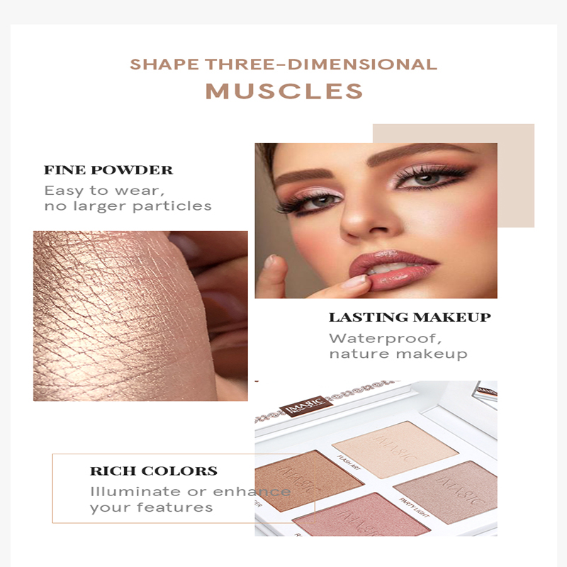 Palet Kombinasi Rias Wajah Bro - Highlighter Bronzer Palette ulasan dan harga