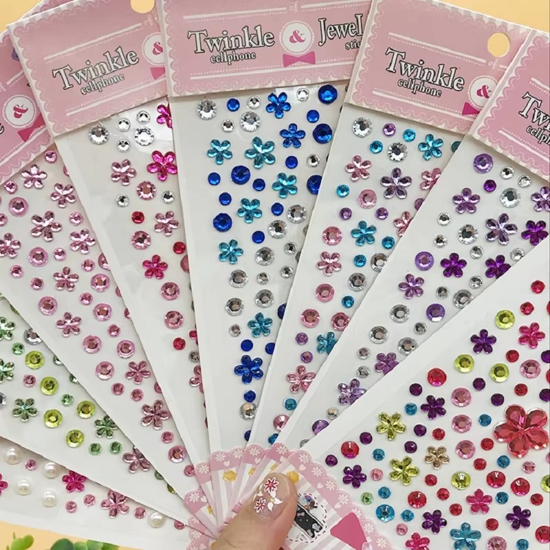 Stiker Glitter 3D Berkilau unt - Beauty Gems Makeup ulasan dan harga