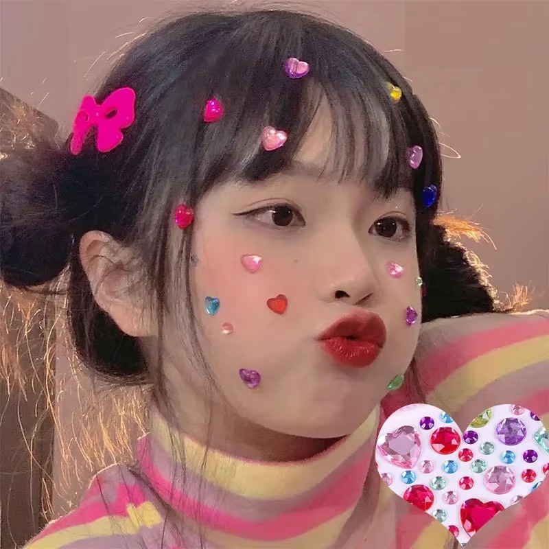 Stiker Glitter 3D Berkilau unt - Beauty Gems Makeup ulasan dan harga