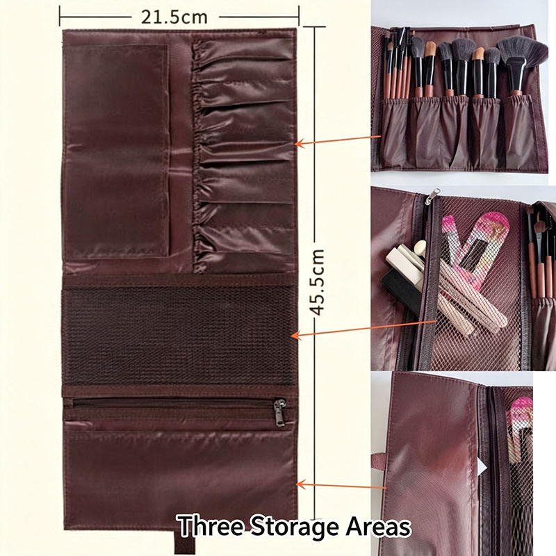 Tas Gulung Kuas Makeup Kulit P - Beauty Preservation Makeup Bag ulasan dan harga