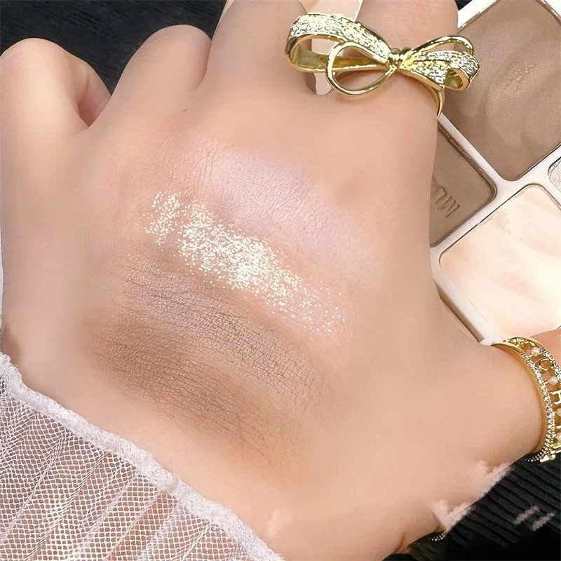 Palet Kontur Wajah Tiga Dimens - Highlighter Bronzer Palette ulasan dan harga