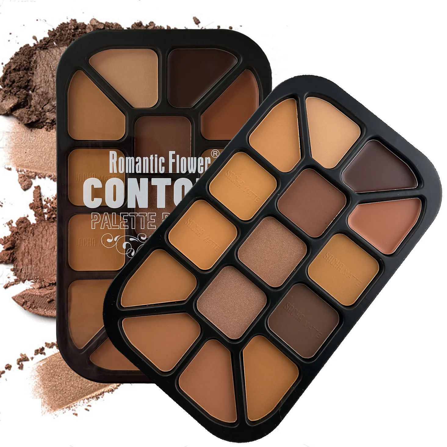 Palet Bedak Kontur Wajah 15 Wa - Highlighter Bronzer Palette ulasan dan harga