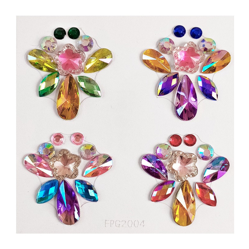 Baru 3D Rhinestones untuk Fest - Beauty Gems Makeup ulasan dan harga