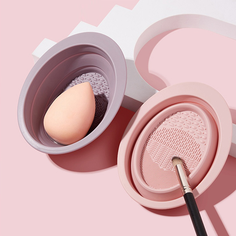 Sikat rias silikon, mangkuk pe - Beauty Makeup Tools Use ulasan dan harga