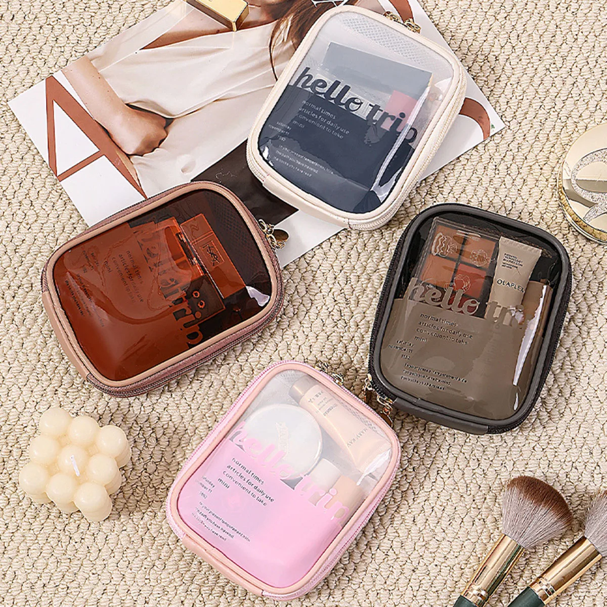 Kantong Kosmetik Transparan Po - Beauty Makeup Bag ulasan dan harga