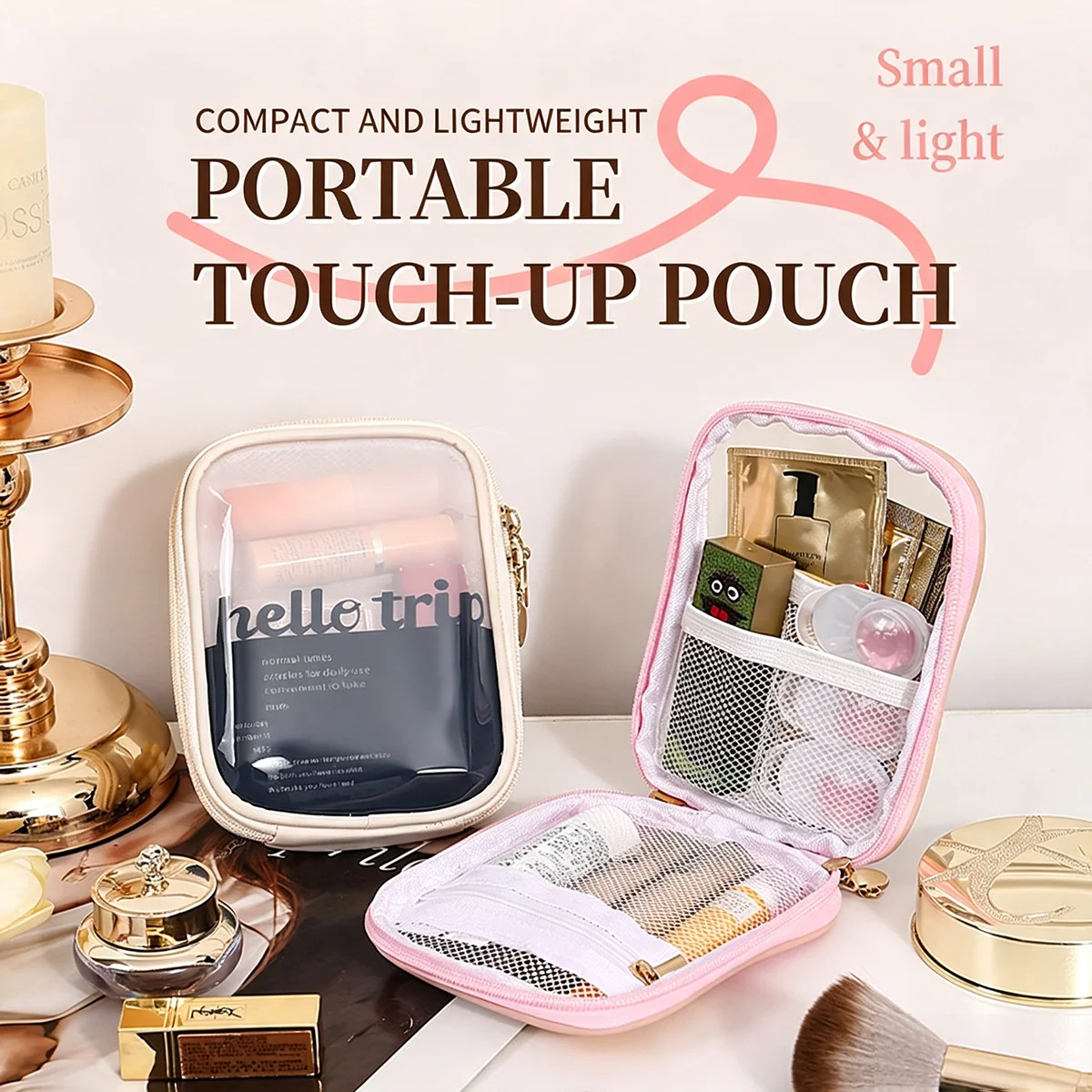 Kantong Kosmetik Transparan Po - Beauty Makeup Bag ulasan dan harga