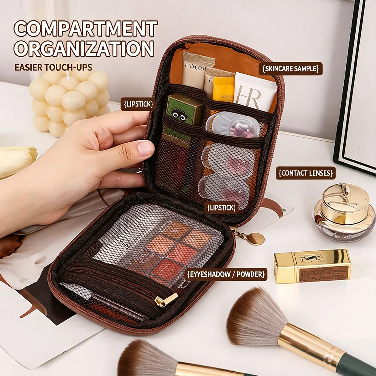 Kantong Kosmetik Transparan Po - Beauty Makeup Bag ulasan dan harga