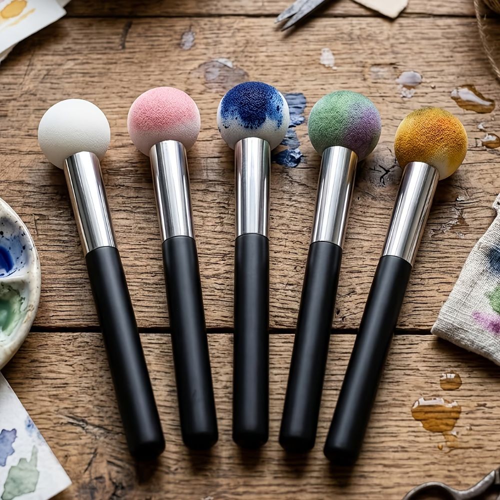 8 Buah Kuas Rias Portabel deng - Beauty Makeup Tools Use ulasan dan harga