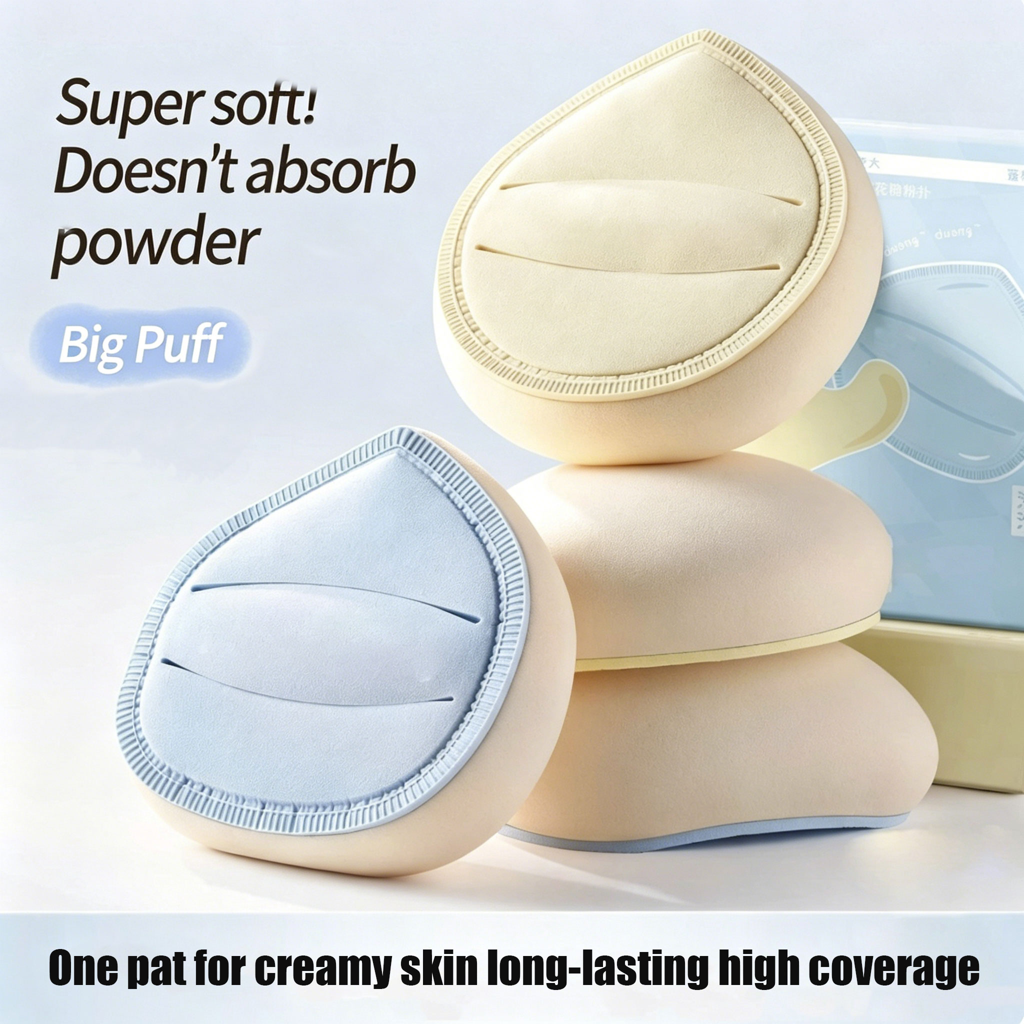 1 Buah Puff Kosmetik Super Teb - Beauty Makeup Tools Use ulasan dan harga