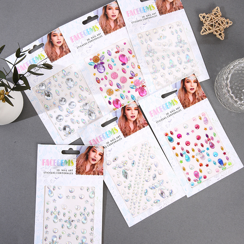 Stiker Eyeshadow Akrilik Dekor - Beauty Gems Makeup ulasan dan harga