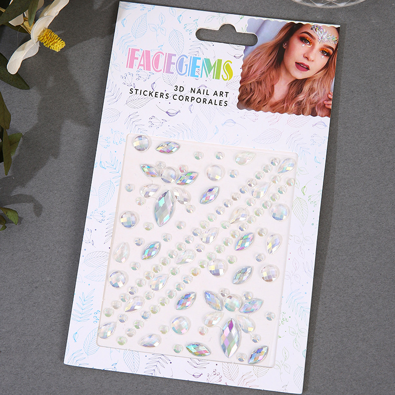 Stiker Eyeshadow Akrilik Dekor - Beauty Gems Makeup ulasan dan harga
