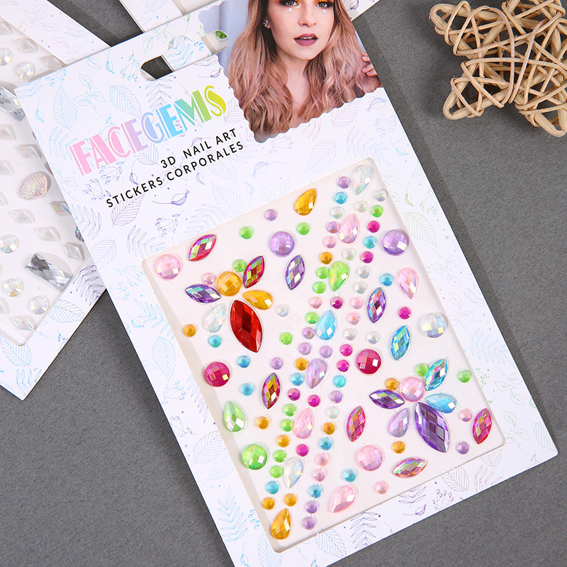 Stiker Eyeshadow Akrilik Dekor - Beauty Gems Makeup ulasan dan harga