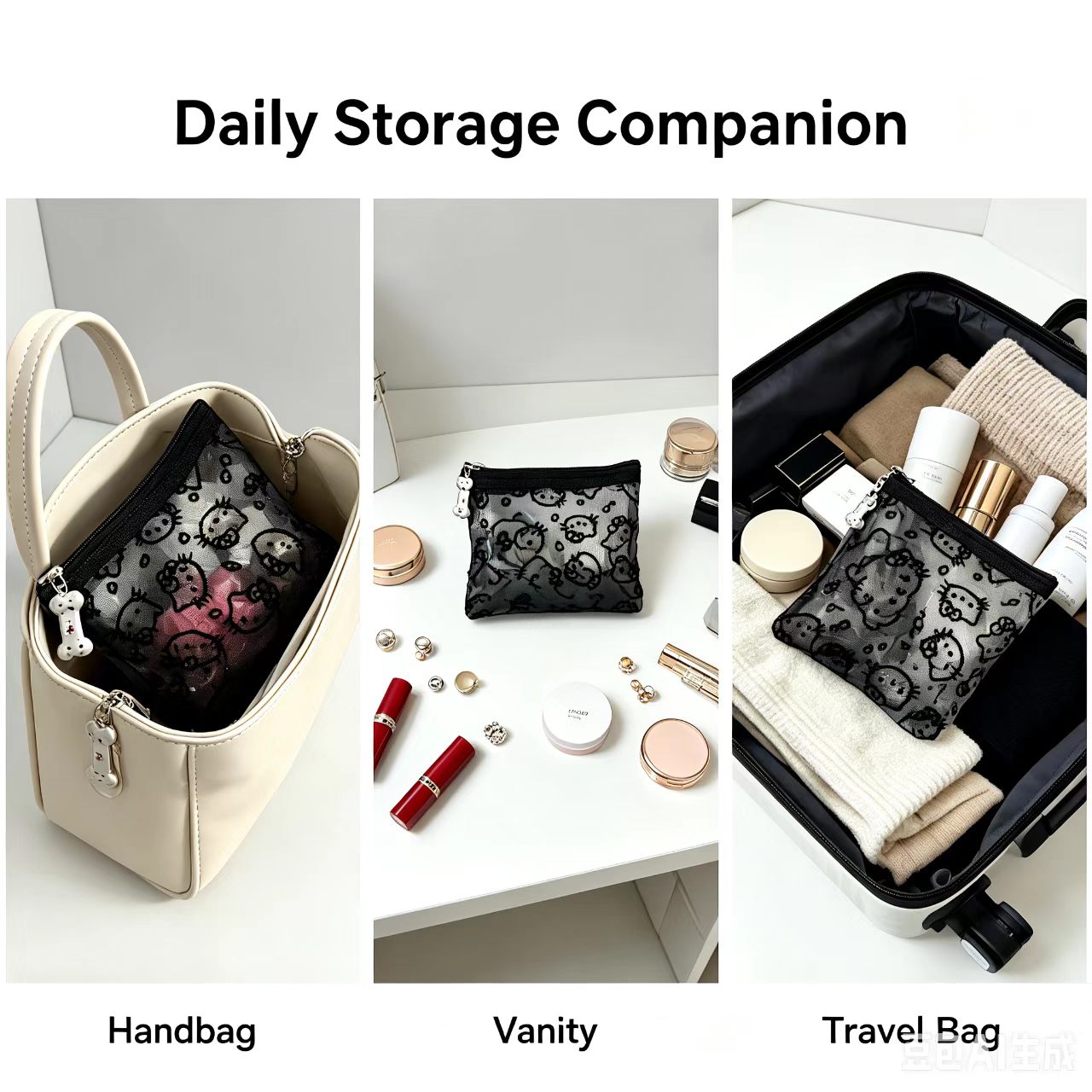 Tas Kosmetik Jaring Kantong Ri - Beauty Preservation Makeup Bag ulasan dan harga