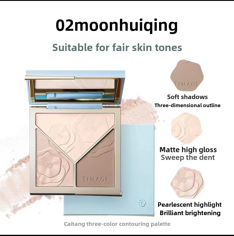 Palet Kontur TIMAGE Versi Terb - Highlighter Bronzer Palette ulasan dan harga